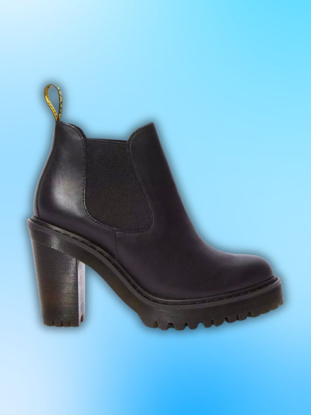[DR. MARTENS] Hurston Women's Leather Heeled Chelsea Boots